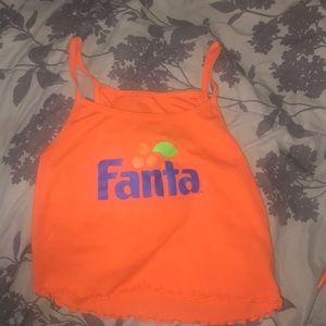 Orange Fanta tank top